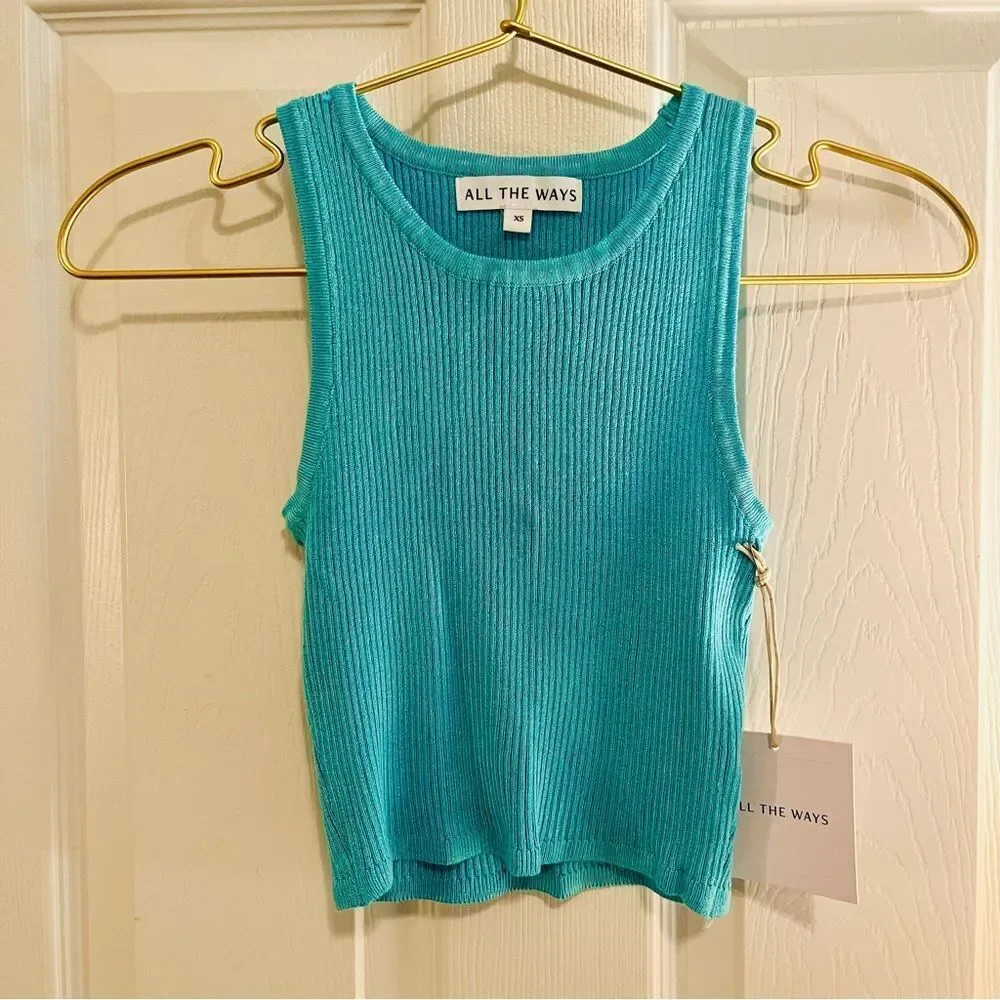 All The Ways Teal Sleeveless Outfit NWT!